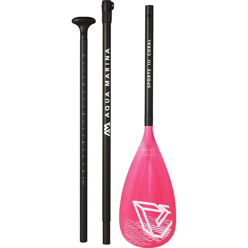 Aqua Marina Sports III Coral Aluminium SUP Paddel – Bild 2