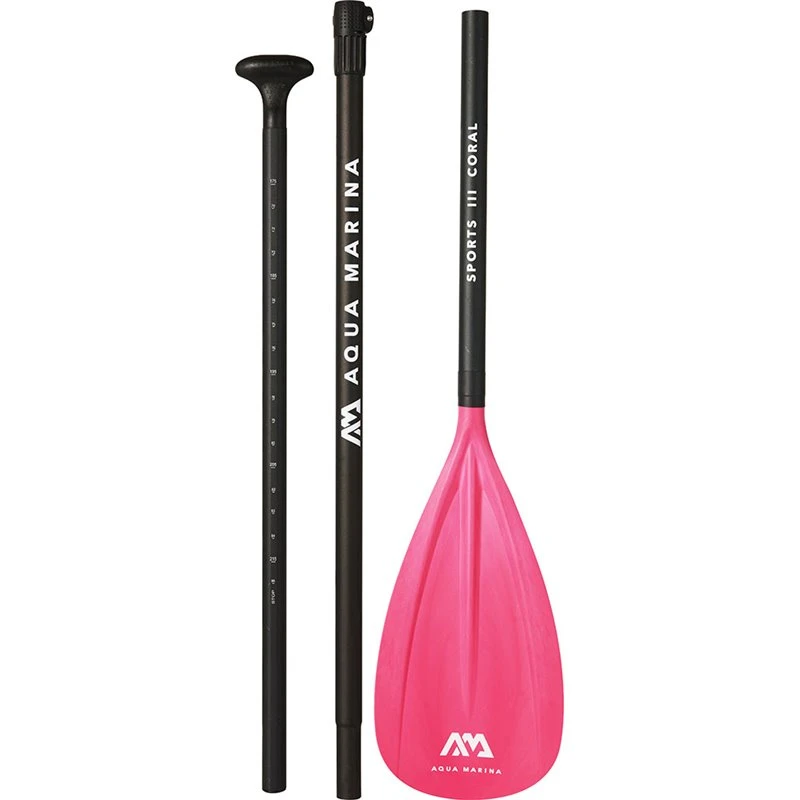 Aqua Marina Sports III Coral Aluminium SUP Paddel – Bild 3