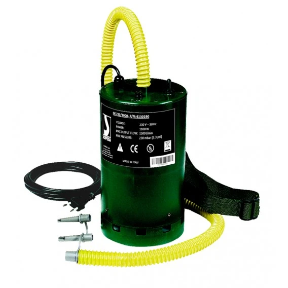 Bravo GE 230/1000 Elektropumpe 230V Für Schlauchboote, Camping, Kites