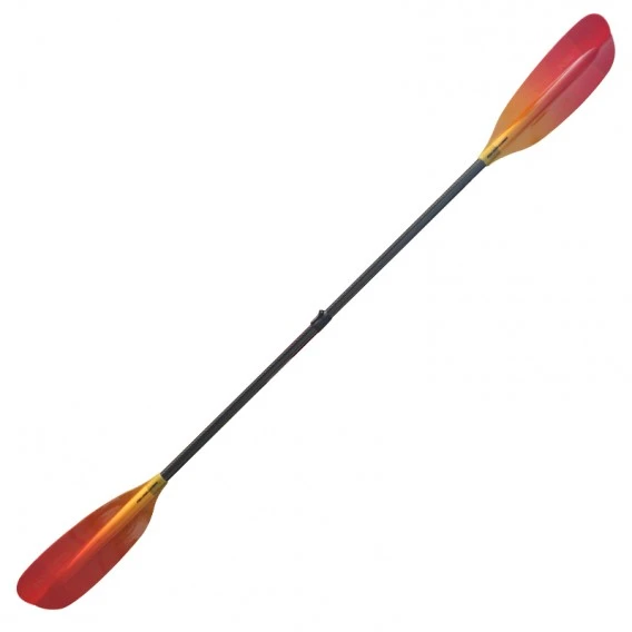 ExtaSea Pro Tour Carbon Vario Doppelpaddel | 230-240cm | 2-teilig | Red-yellow – Bild 3