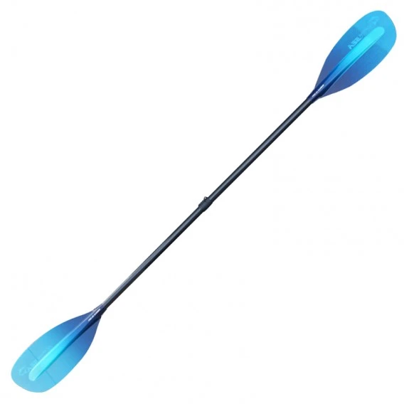 ExtaSea Pro-XL Carbon Vario Doppelpaddel | 220-240cm | 2-teilig | Blue-light Blue – Bild 3