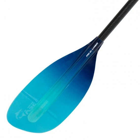 ExtaSea Pro-XL Carbon Vario Doppelpaddel | 220-240cm | 2-teilig | Blue-light Blue – Bild 6
