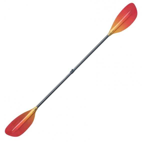 ExtaSea Pro-XL Carbon Vario Doppelpaddel | 220-240cm | 4-teilig | Red-yellow – Bild 4