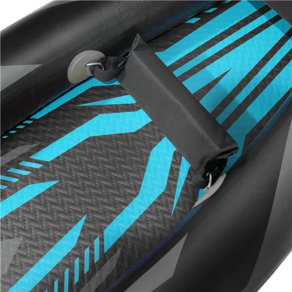 Extasea Race 470 3er Drop-Stitch Kajak Aufblasbar Luftboot Schlauchboot Blau – Bild 6