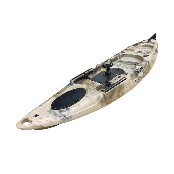 ExtaSea-Yak 350 Pro 1er Sit On Top Kajak Mit Steueranlage + Kajaksitz + Paddel – Bild 3