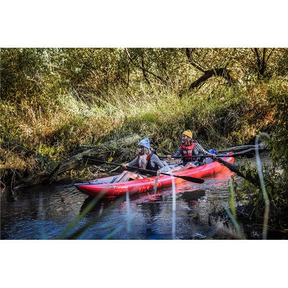 Gumotex Thaya 2 Personen Kajak Drop Stitch Luftboot Rot – Bild 4