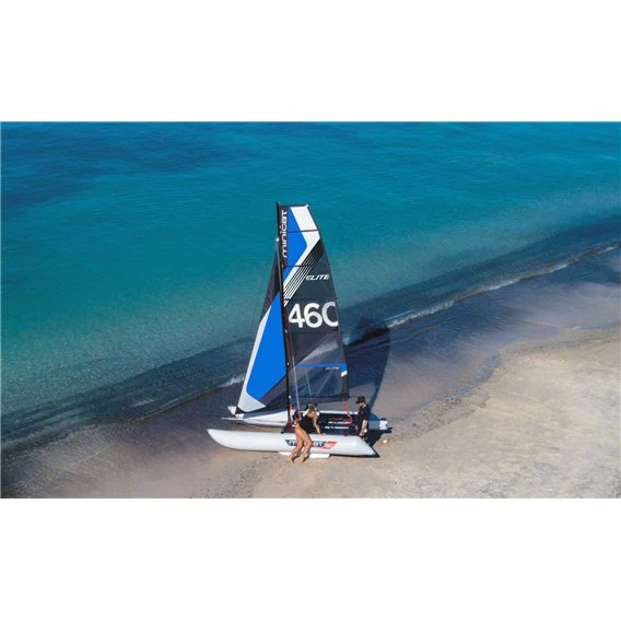 MiniCat 460 Elite Aufblasbarer Katamaran Mit Carbonmast Segelboot – Bild 4