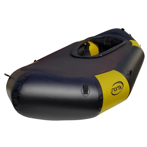 Nortik TrekRaft Expedition Mit Verdeck Rafting Boot Gelb-schwarz – Bild 2